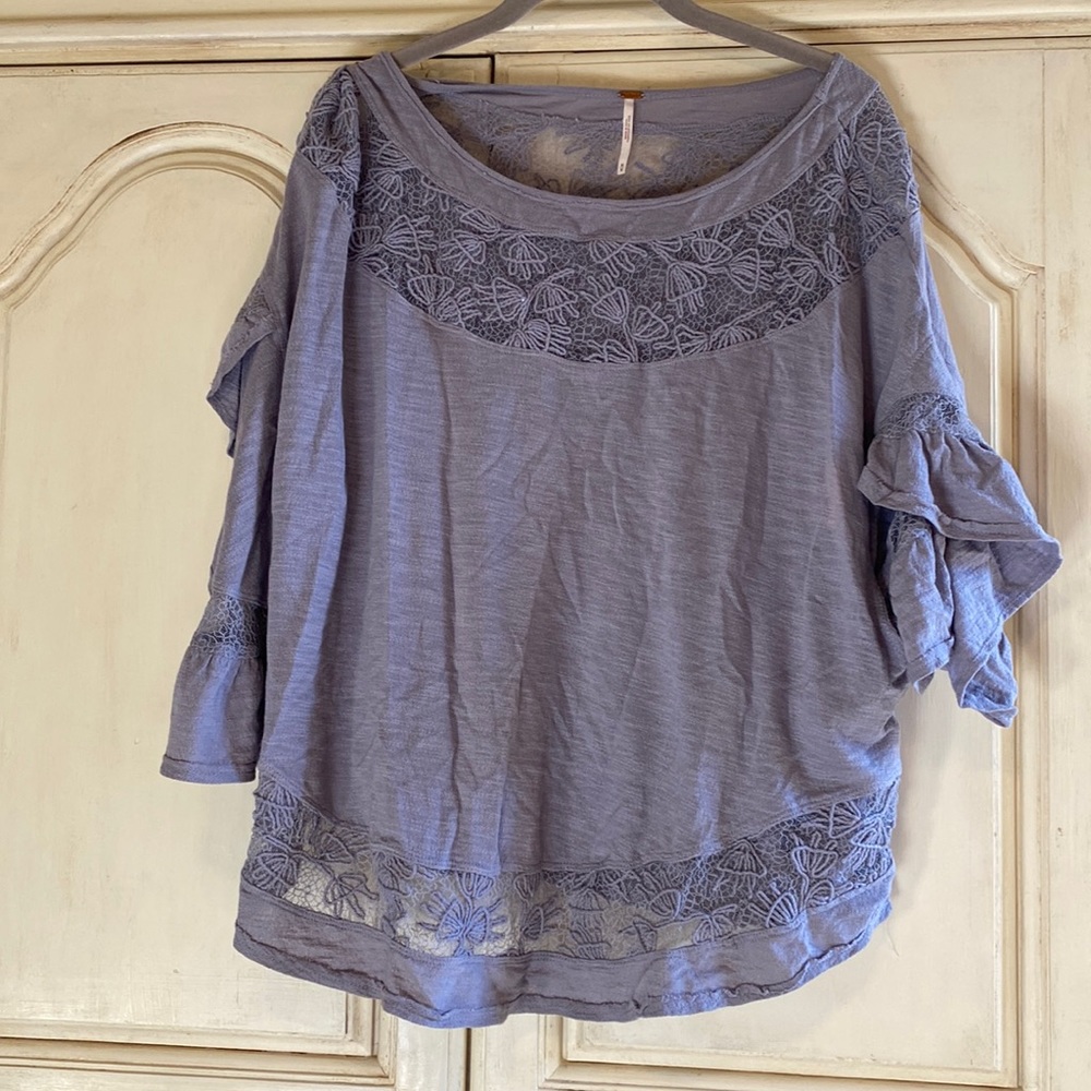 Free People Purple Top